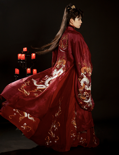 Wei Jin Dynasties Chinese Wedding Hanfu Groomswear | Dragon Lord