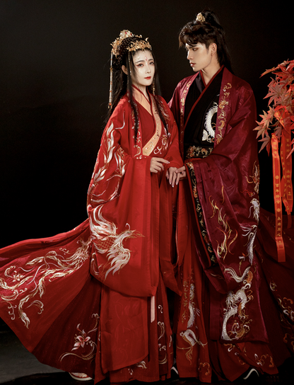 Wei Jin Dynasties Chinese Wedding Hanfu Groomswear | Dragon Lord