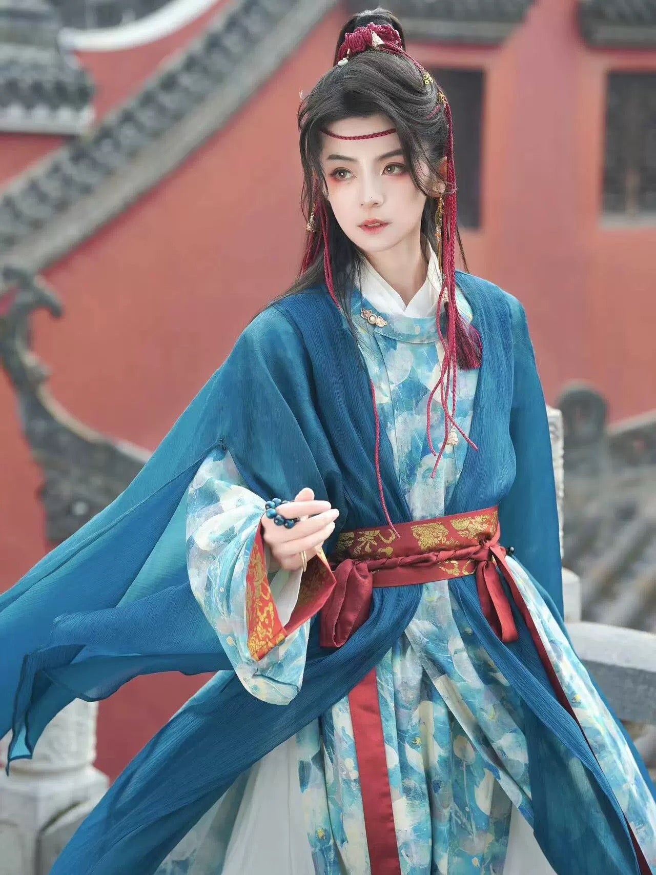 Wei Jin Xianxia Costume - Azure Dragon 游龙赋 (Preorder)
