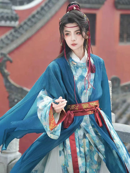 Wei Jin Xianxia Costume - Azure Dragon 游龙赋 (Preorder)