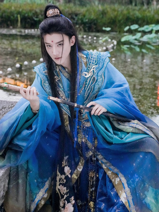 Eden - fantasy xianxia hanfu costume — detail view