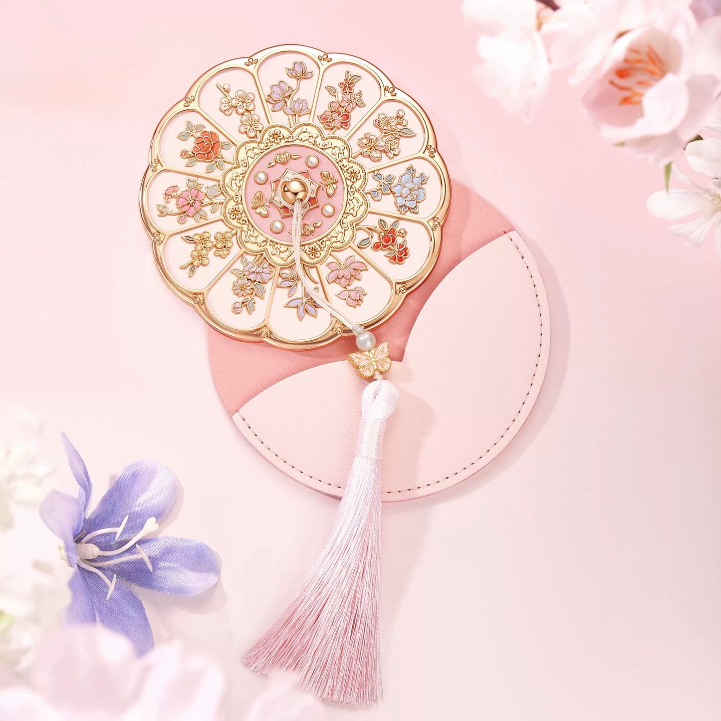 Twelve Goddesses of Flowers Pocket Mirror