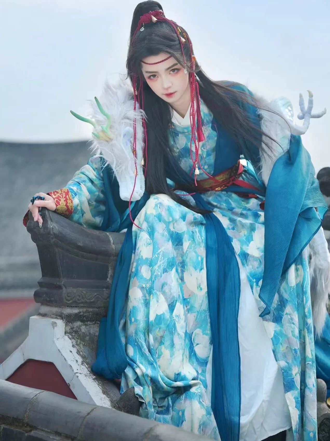 Wei Jin Xianxia Costume - Azure Dragon 游龙赋 (Preorder)