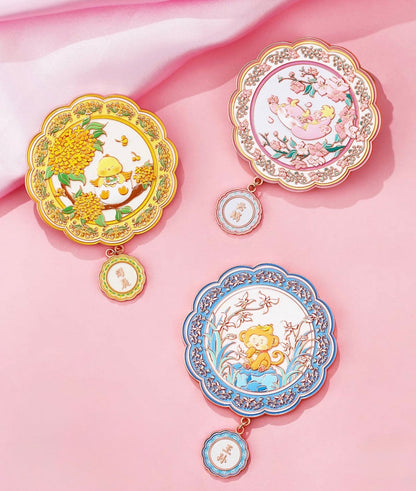 Twelve Zodiac Pocket Mirror