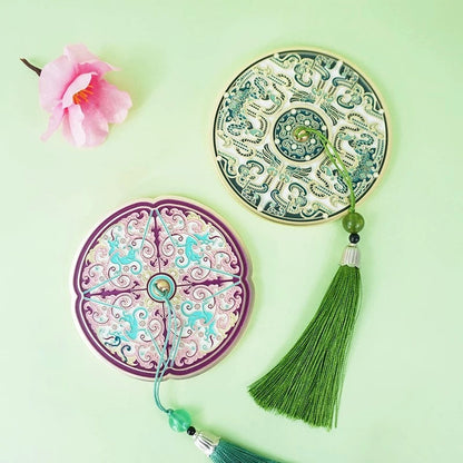 Violet Abyss Pocket Mirror
