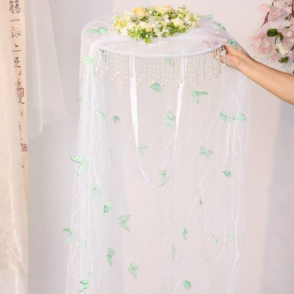 Summer Curtain Veil Hat (帷帽) - Tang Style with Butterfly Tassels