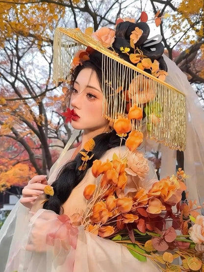 Golden Curtain Veil Hat (帷帽)