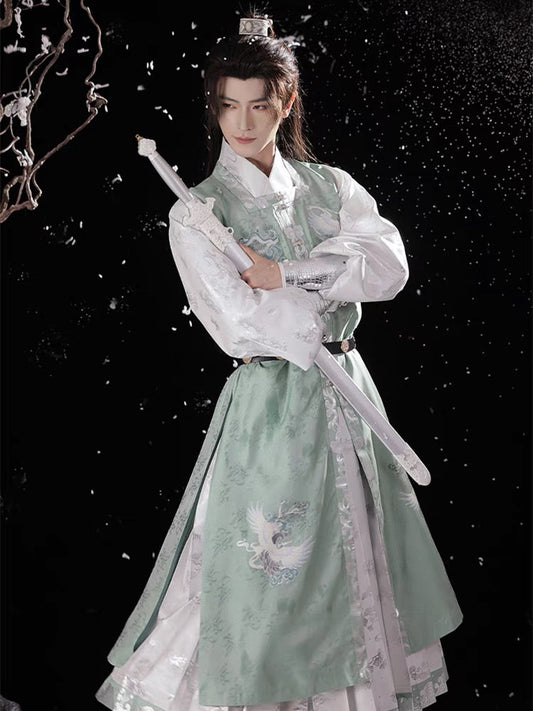 Ming Dynasty Wuxia Style Outfit - Jade Clouds 碧霄