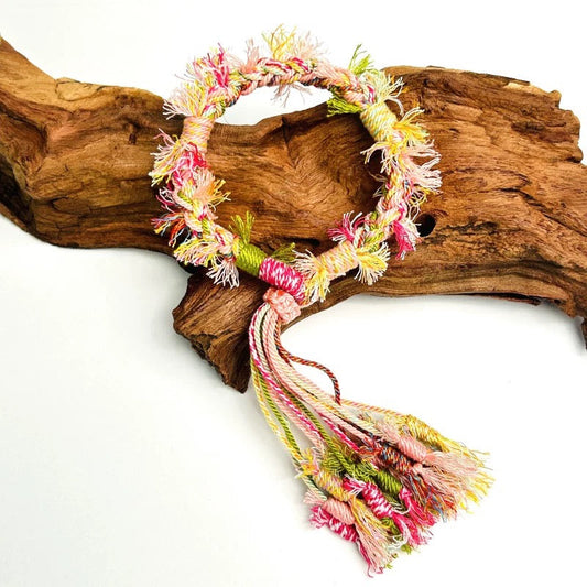 Handwoven Spring Garden Tibet Knot Bracelet  | Ancient China Jewelry