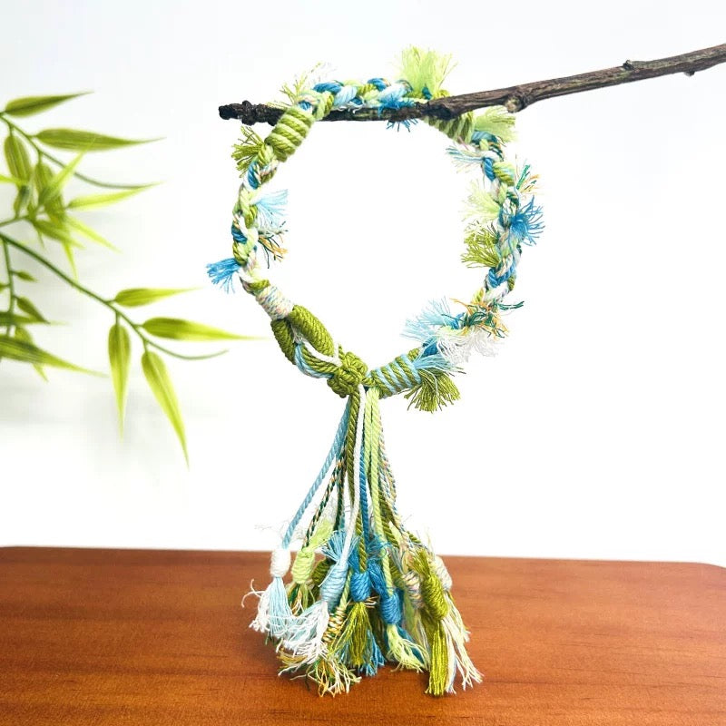 Handwoven Meadow Tibet Knot Bracelet  | Ancient China Jewelry