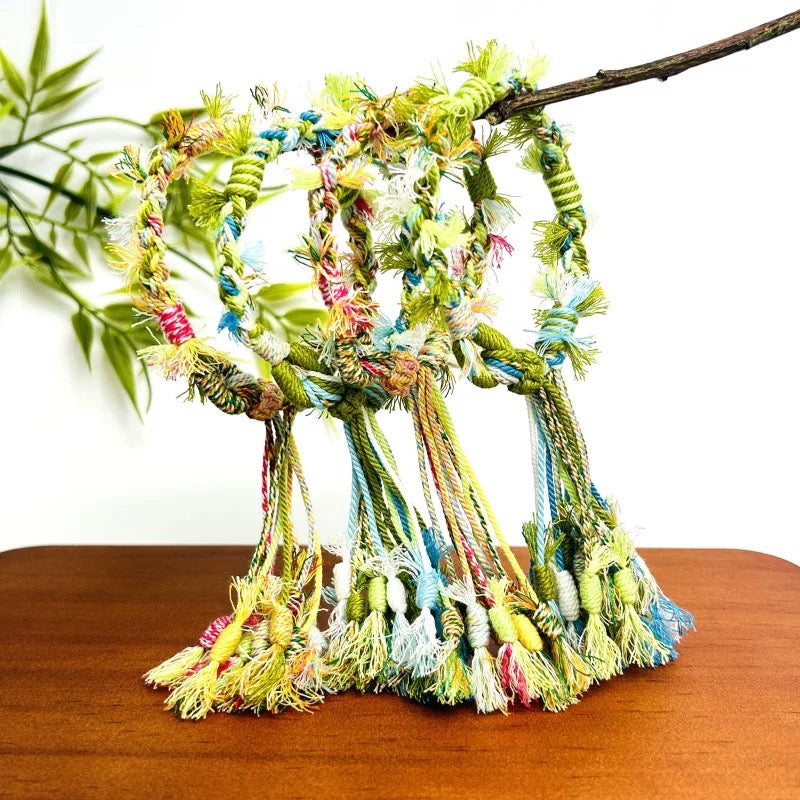 Handwoven Meadow Tibet Knot Bracelet  | Ancient China Jewelry