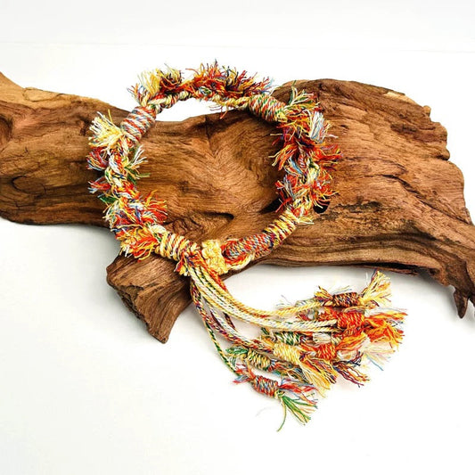 Handwoven Sunset Tibet Knot Bracelet  | Ancient China Jewelry