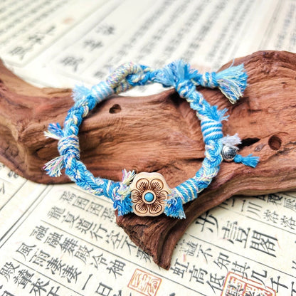 Handwoven Ocean Tibet Knot Bracelet  | Ancient China Jewelry