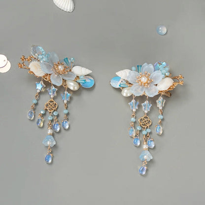 Hair Clips: Seashells
