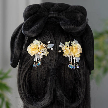 Hair Clips: Osmanthus Bloom