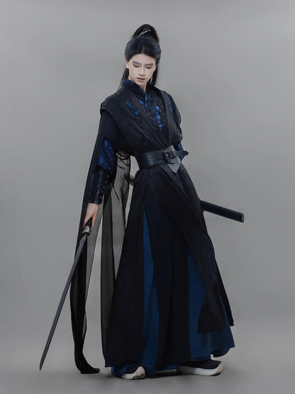 Eternal Night Xianxia Hanfu Set | Chinese Fantasy Period Drama Style