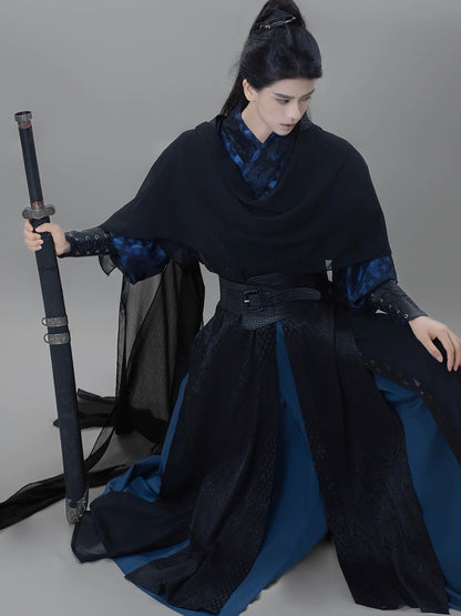 Eternal Night Xianxia Hanfu Set | Chinese Fantasy Period Drama Style