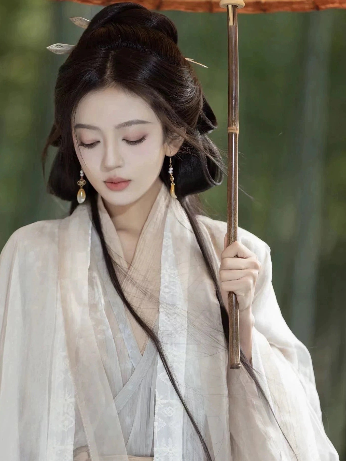 Wei Jin Dynasty Hanfu Robe | Snow Blossoms