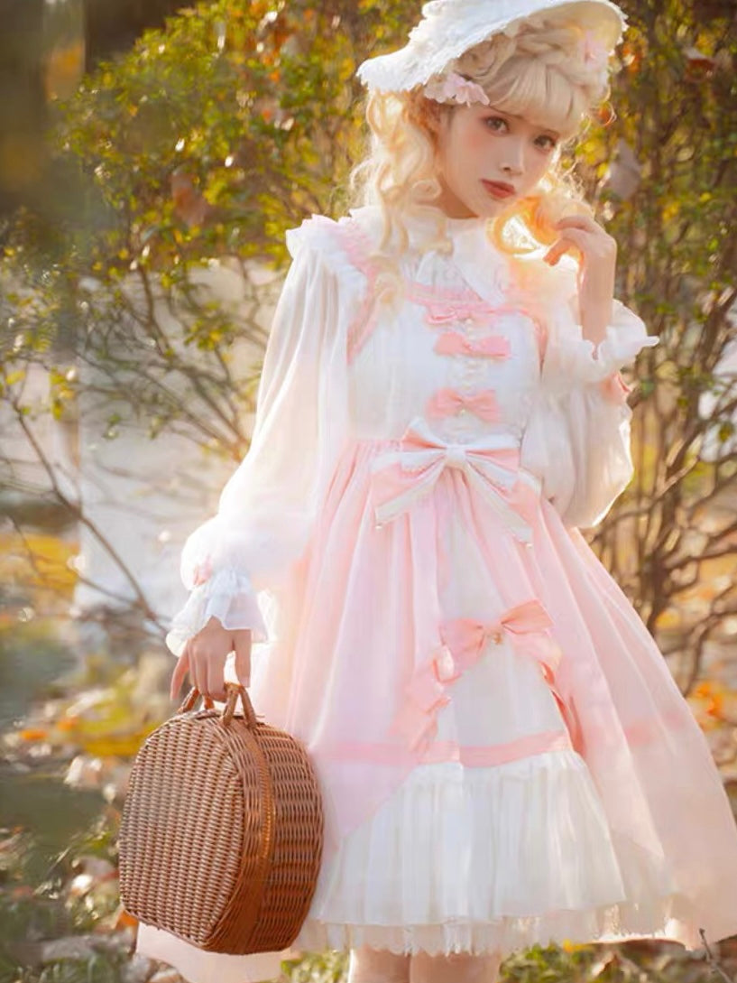 Qi Lolita Ming Dynasty Hanfu, Ribbons and Bows