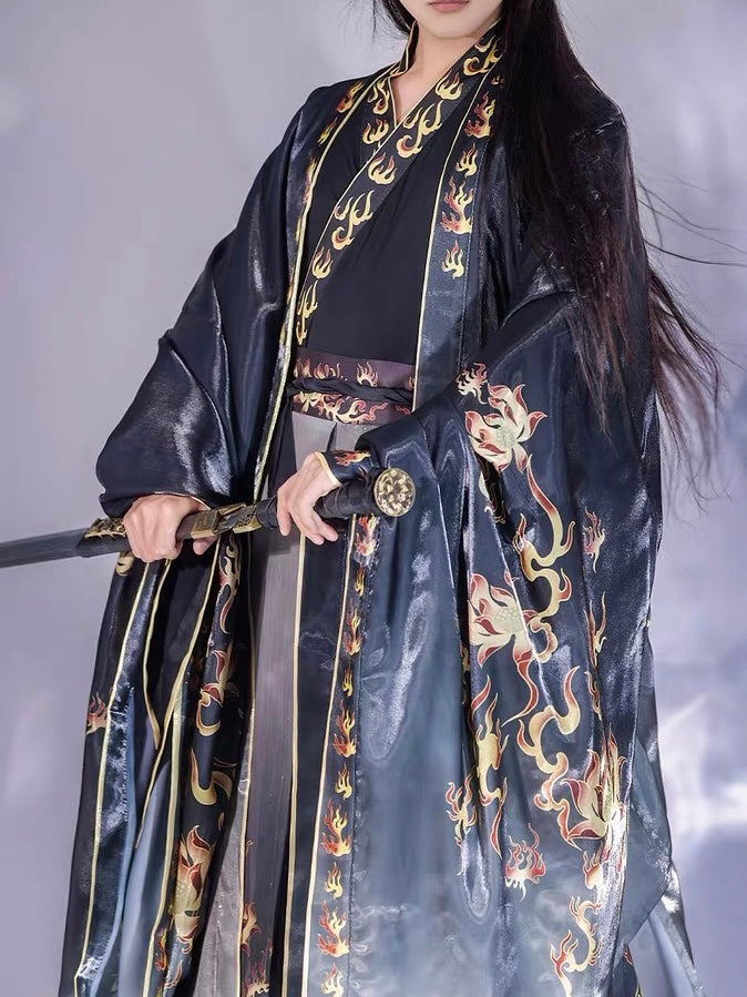Wei Jin Wuxia Style Qiyao Ruqun - Fire Decree 火焰玉令