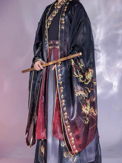 Wei Jin Wuxia Style Qiyao Ruqun - Fire Decree 火焰玉令