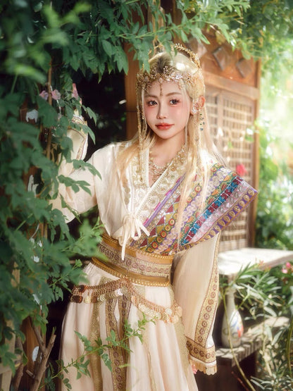 Tibet Ethnic Style Costume - Selina