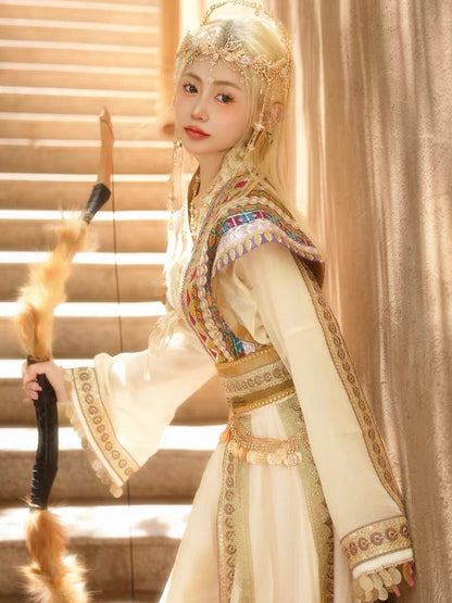 Tibet Ethnic Style Costume - Selina