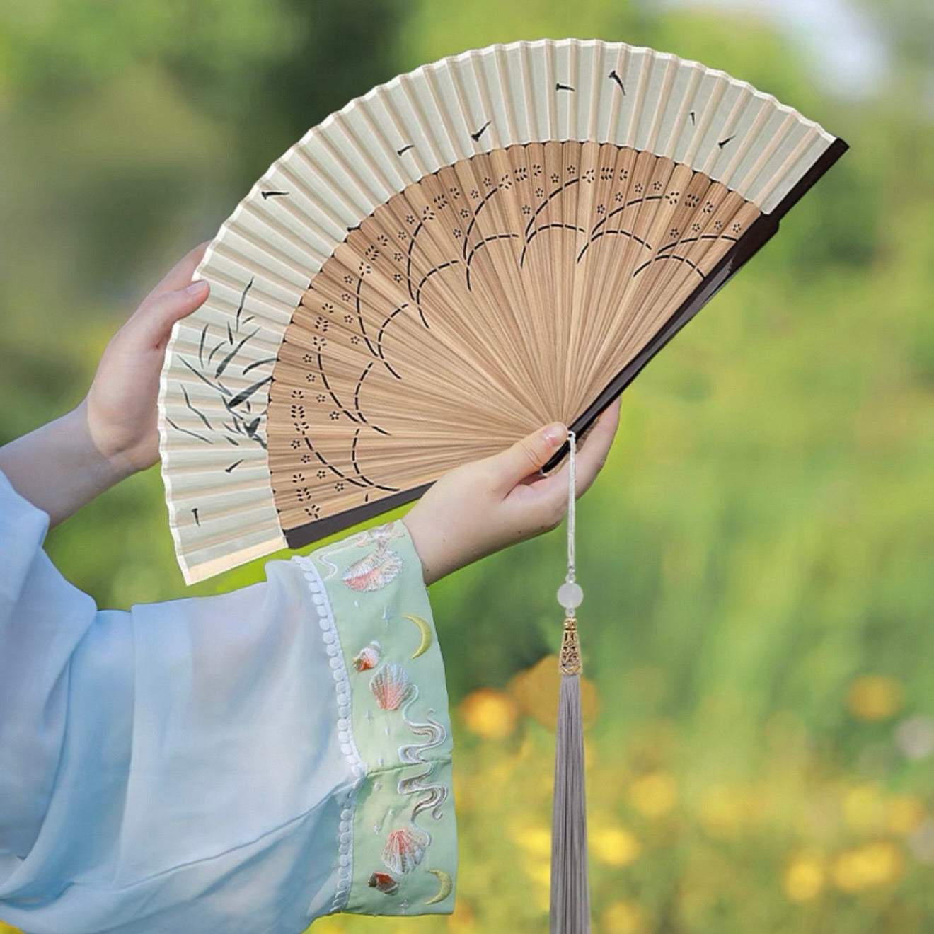 Zixia Folding Fan