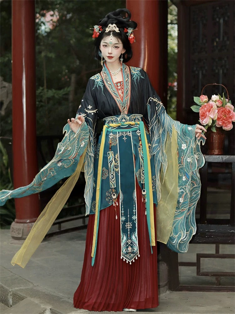 Wei Jin Dynasty Qiyao Ruqun Hanfu | Jingwei 精卫