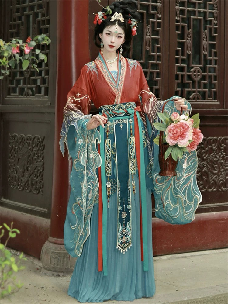 Wei Jin Dynasty Qiyao Ruqun Hanfu | Jingwei 精卫