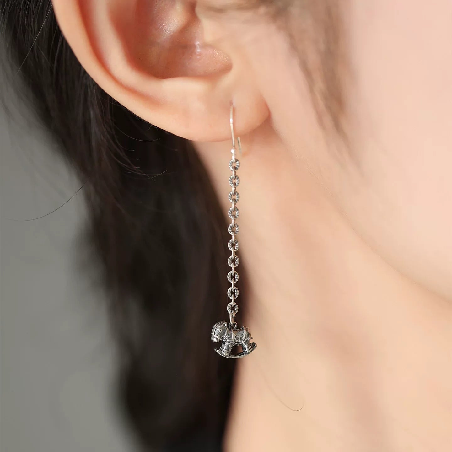 Rocking Horse Earrings | Hanfu Jewelry