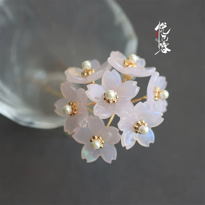 Hair Pin: Little Hydrangea
