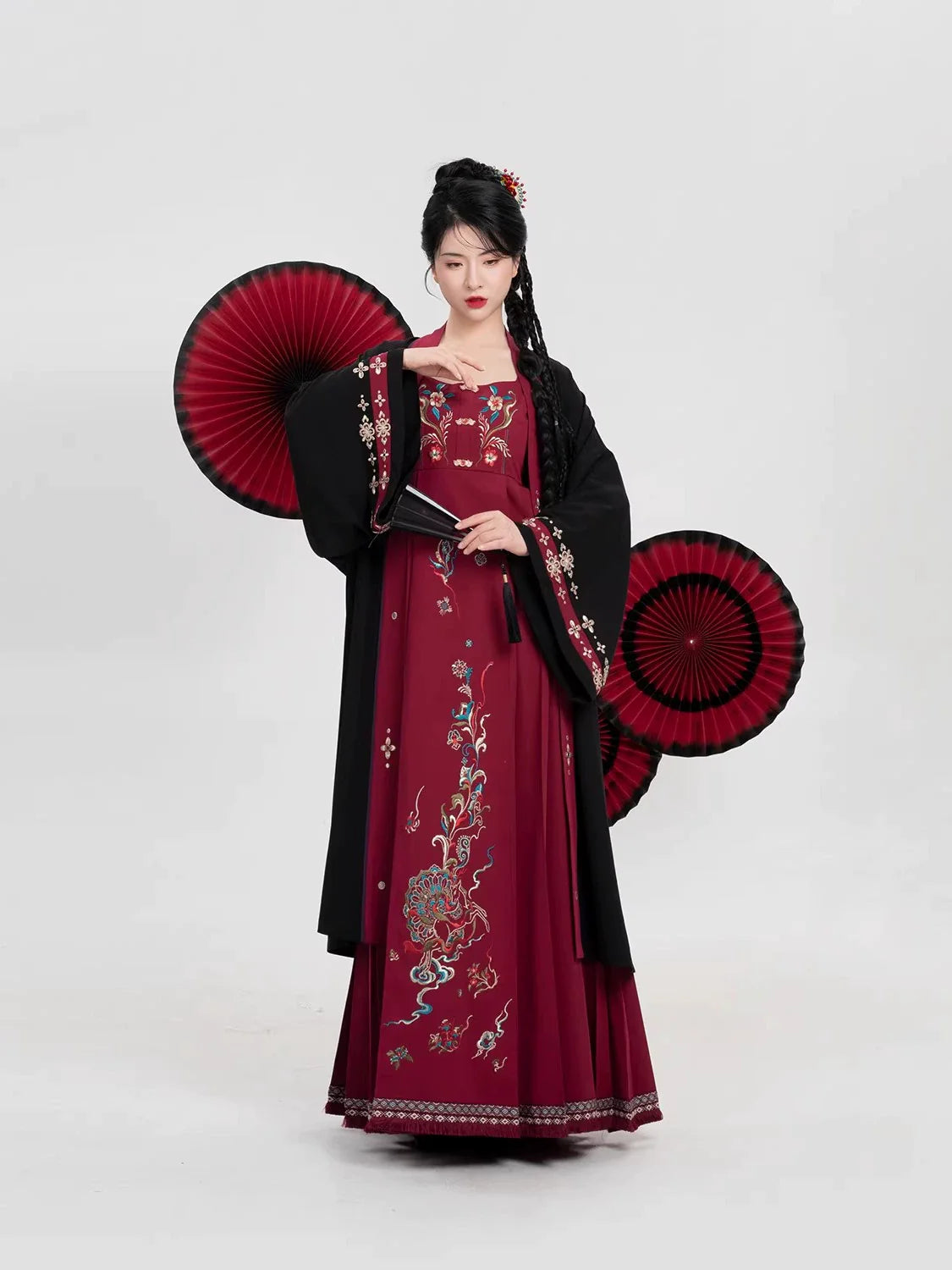 Ming Dynasty Modern Hanfu Mamianqun Outfit - Yanlan 嫣兰