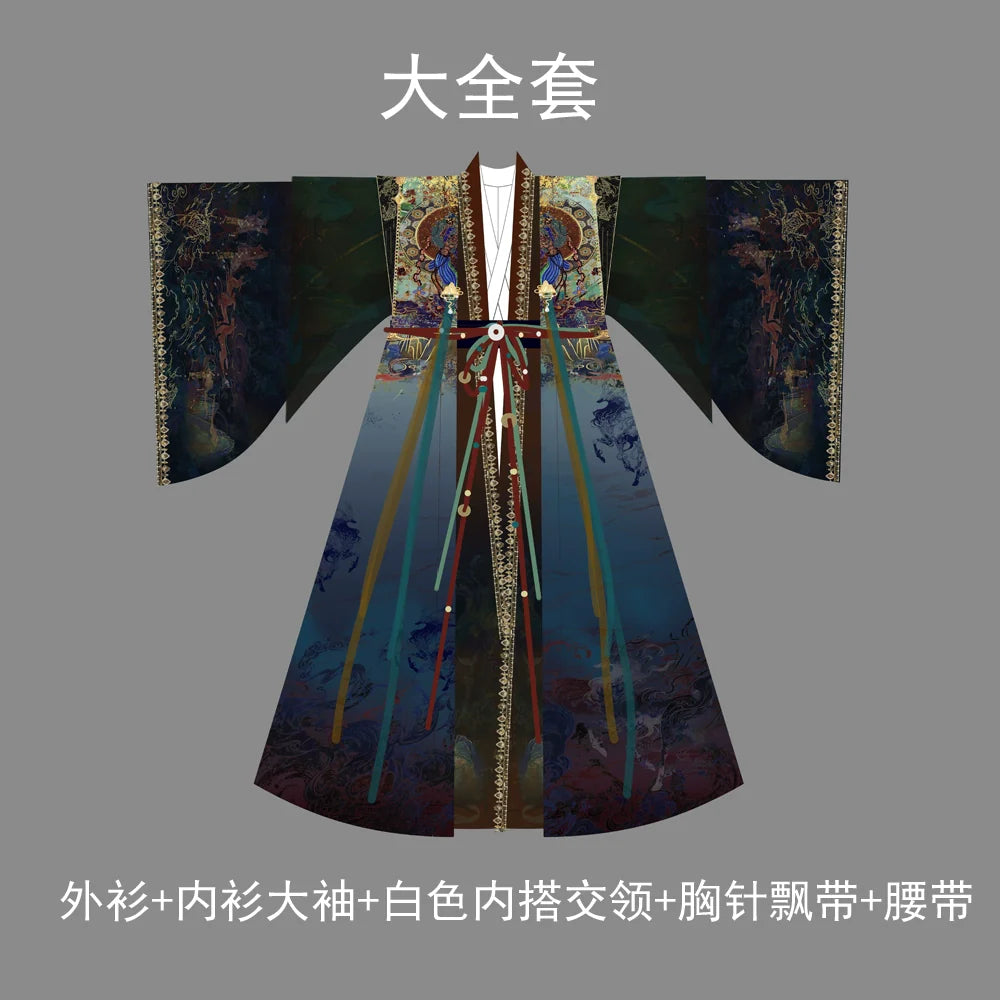 Demon Prince of Dunhuang - Male Xianxia Hanfu Ancient Chinese Costume (Preorder)