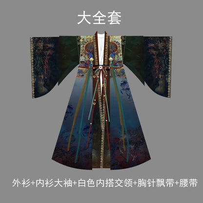 Demon Prince of Dunhuang - Male Xianxia Hanfu Ancient Chinese Costume (Preorder)