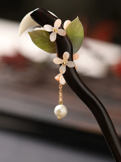 Fallling Crescent Hair Stick | Hanfu Hair Accessory