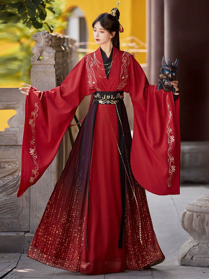 Wei Jin Dynasty Qiyao Ruqun Hanfu | Xihe 羲和