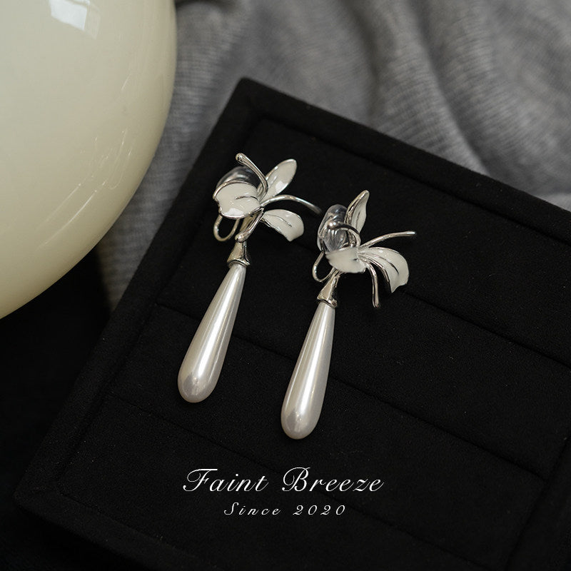 Iris Water Drop Earrings | Cheongsam Jewelry