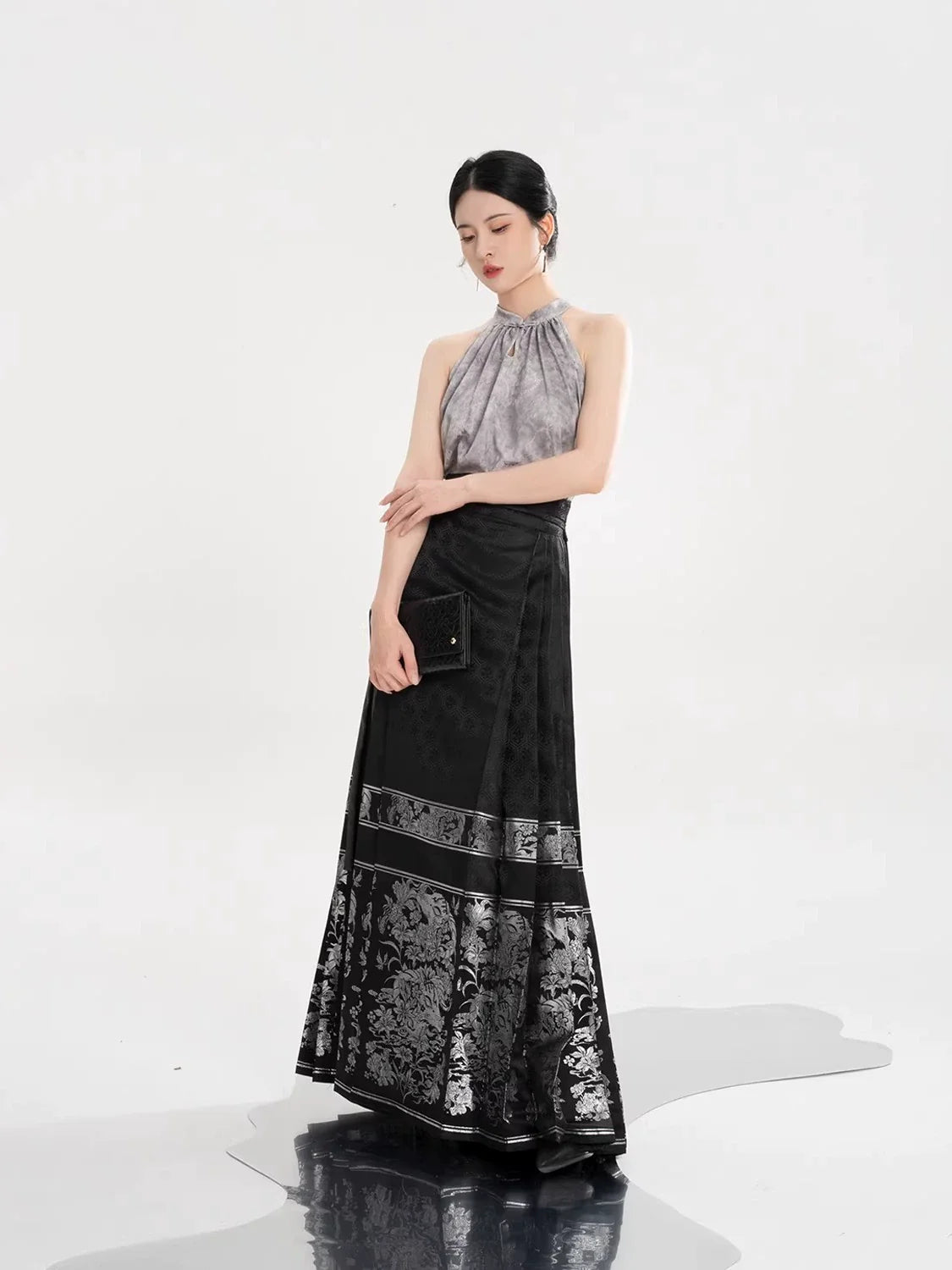 Ming Dynasty Modern Hanfu Halter Neck Top - Fengfu 风妩