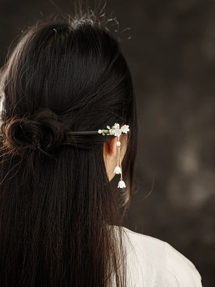Linglan Pearl Hair Stick | Ancient Chinese Hair Accessory