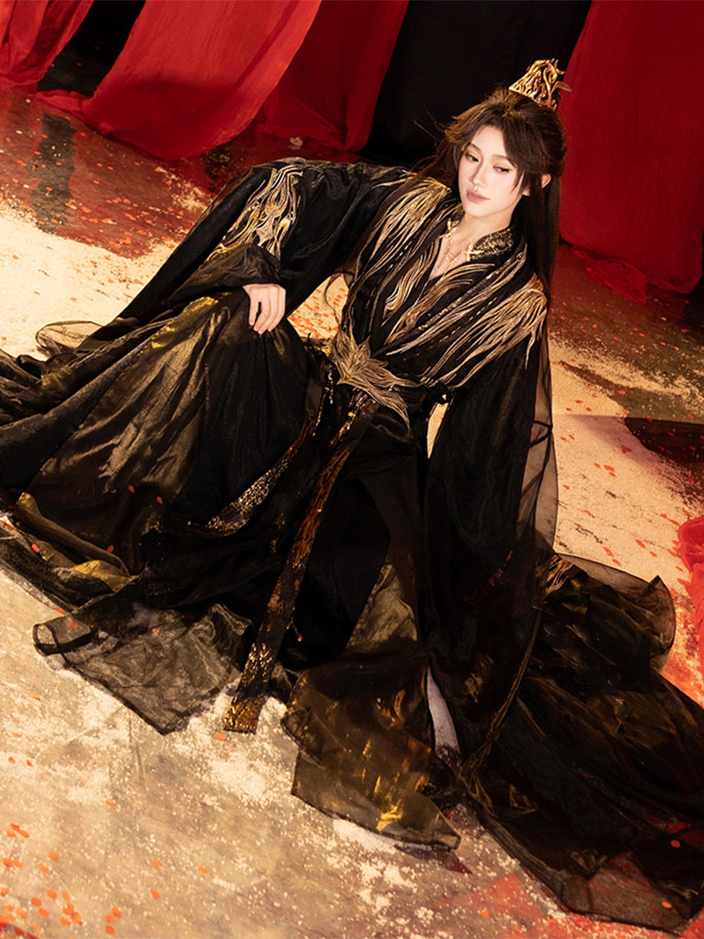 Wei Jin Dynasty Men and Women Qiyao Ruqun Hanfu | Cangming 苍溟