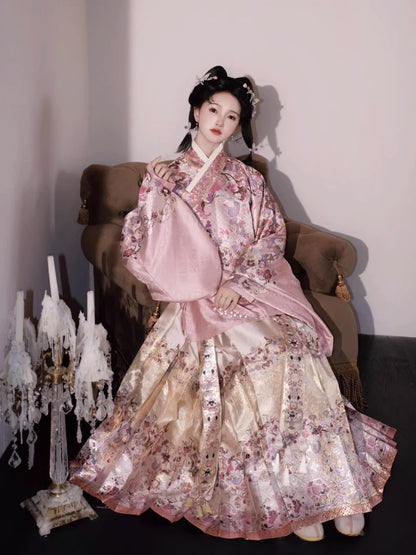 Ming Dynasty Chinese New Year Festival Hanfu | Blessings 福禄今安