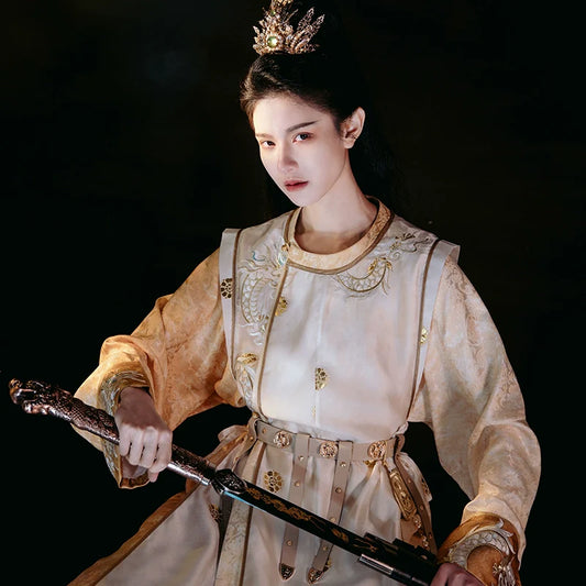 Tang Dynasty Hanfu Robe - Eternal Dawn 东君云梦