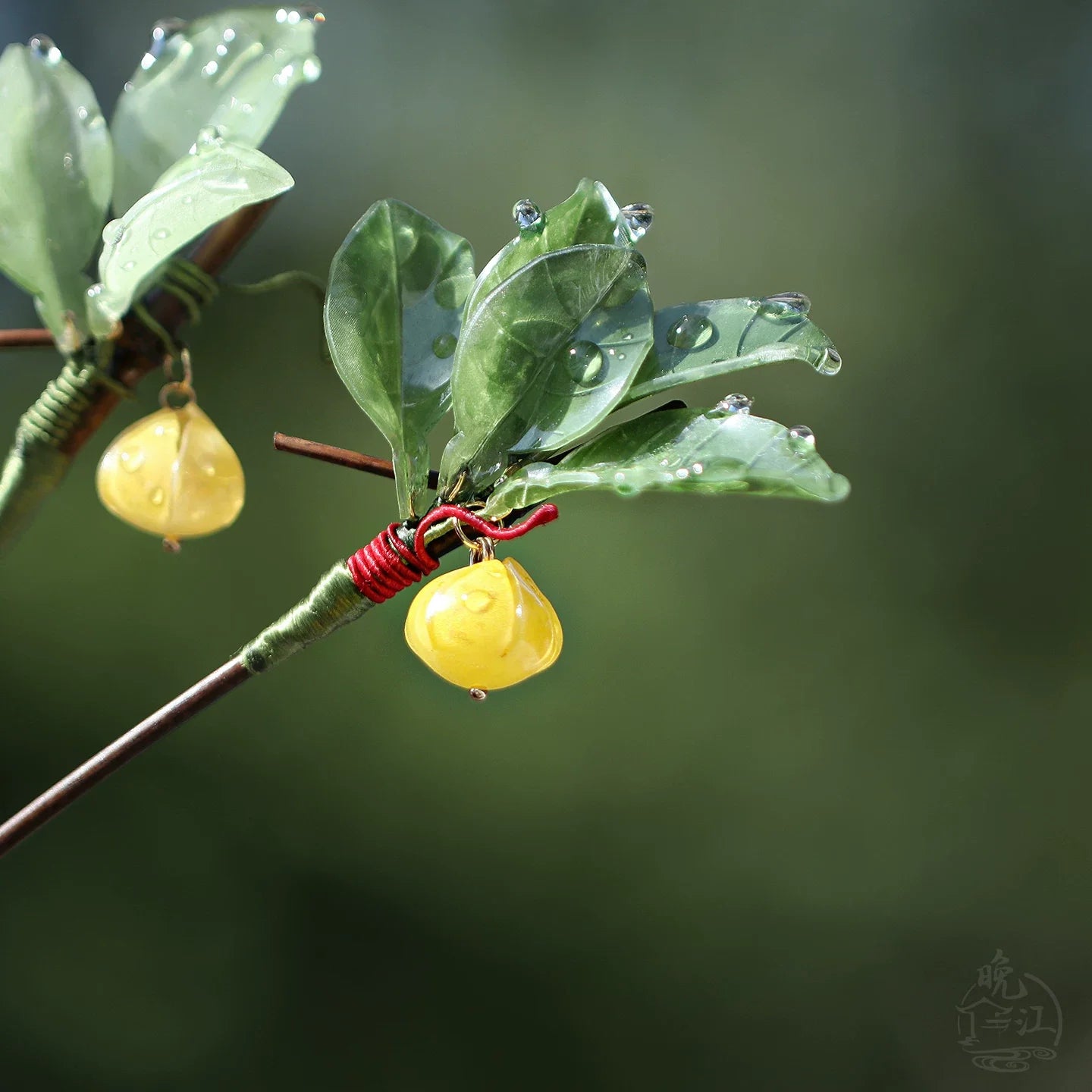 Pomelo Leaves Hair Stick | Ancient Chinese Hair Accessory