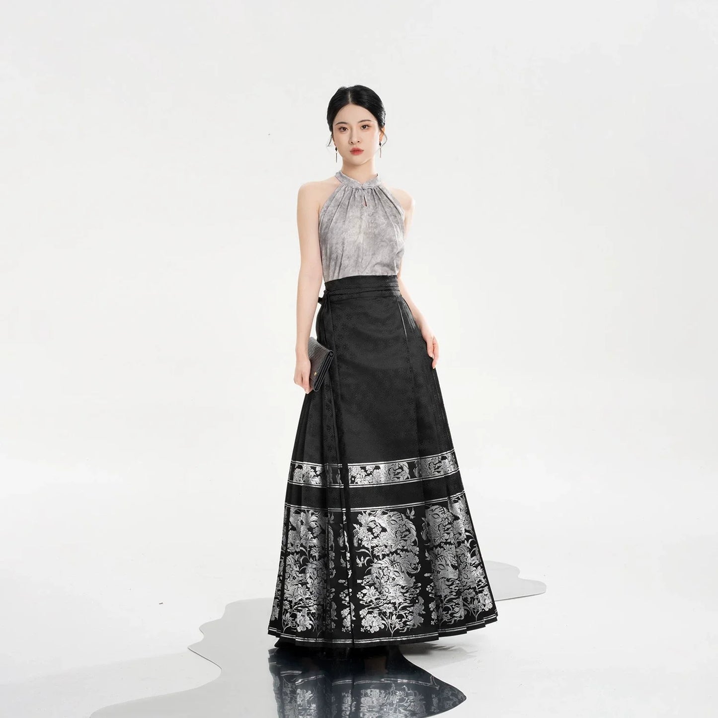 Ming Dynasty Modern Hanfu Halter Neck Top - Fengfu 风妩