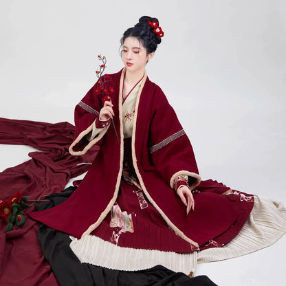 Song Dynasty Modern Hanfu for Chinese New Year Festivals - Four Seasons Flowers 四季花牌 (Preorder)