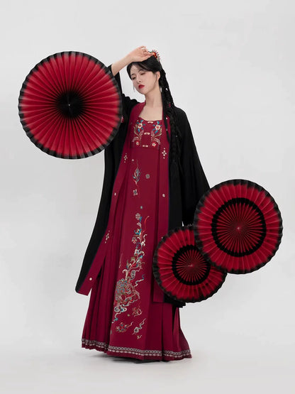 Ming Dynasty Modern Hanfu Mamianqun Outfit - Yanlan 嫣兰