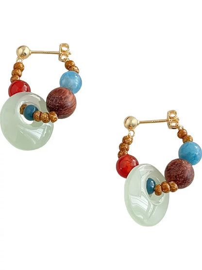 Colors of Dunhuang Earrings | Hanfu Jewelry