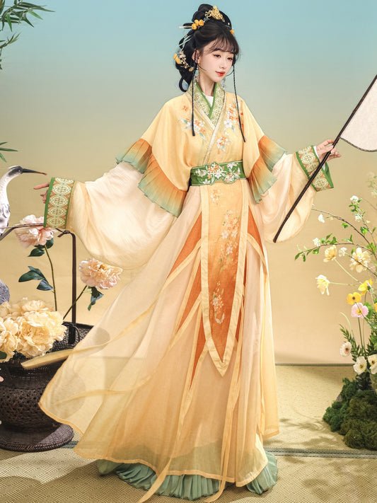 Wei Jin Dynasty Qiyao Ruqun Hanfu | Qiuxiang 秋香