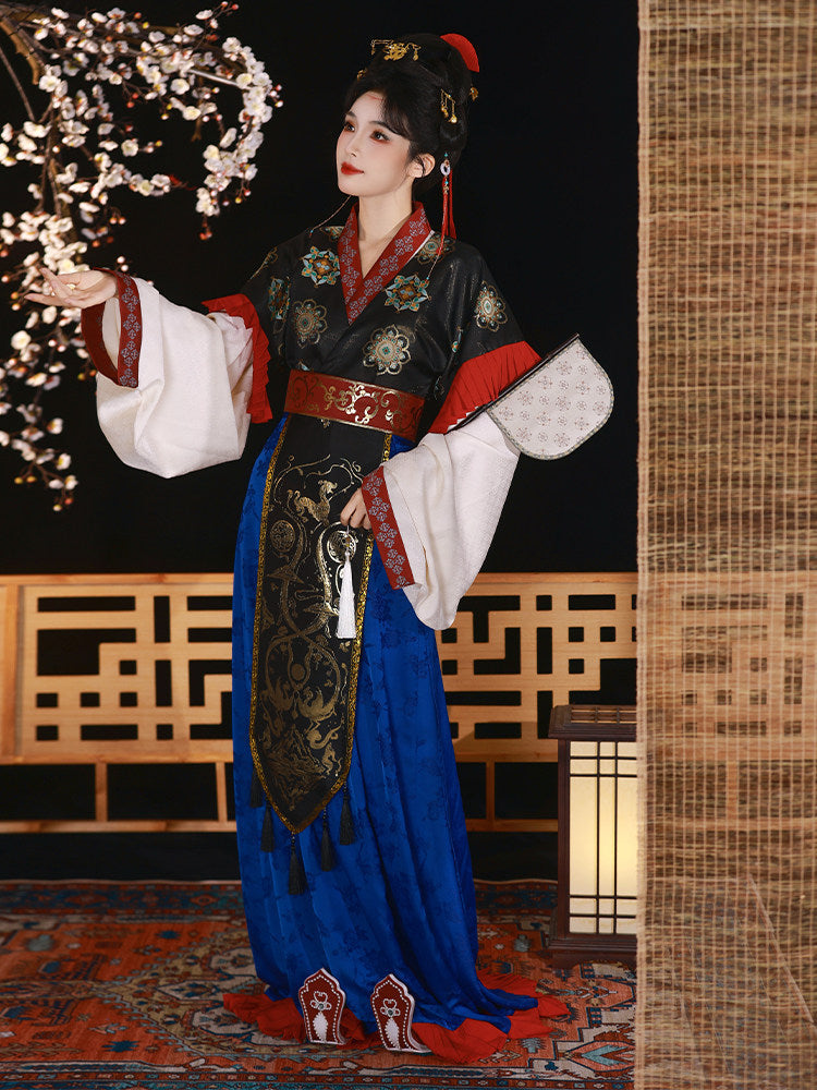 Wei Jin Dynasty Qiyao Ruqun Hanfu | Floating Lights 浮光
